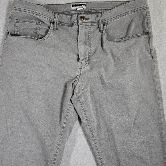 Travis Mathew Jeans Straight Stretch Performance 36x32 Washed Gray - Picture 5 of 12